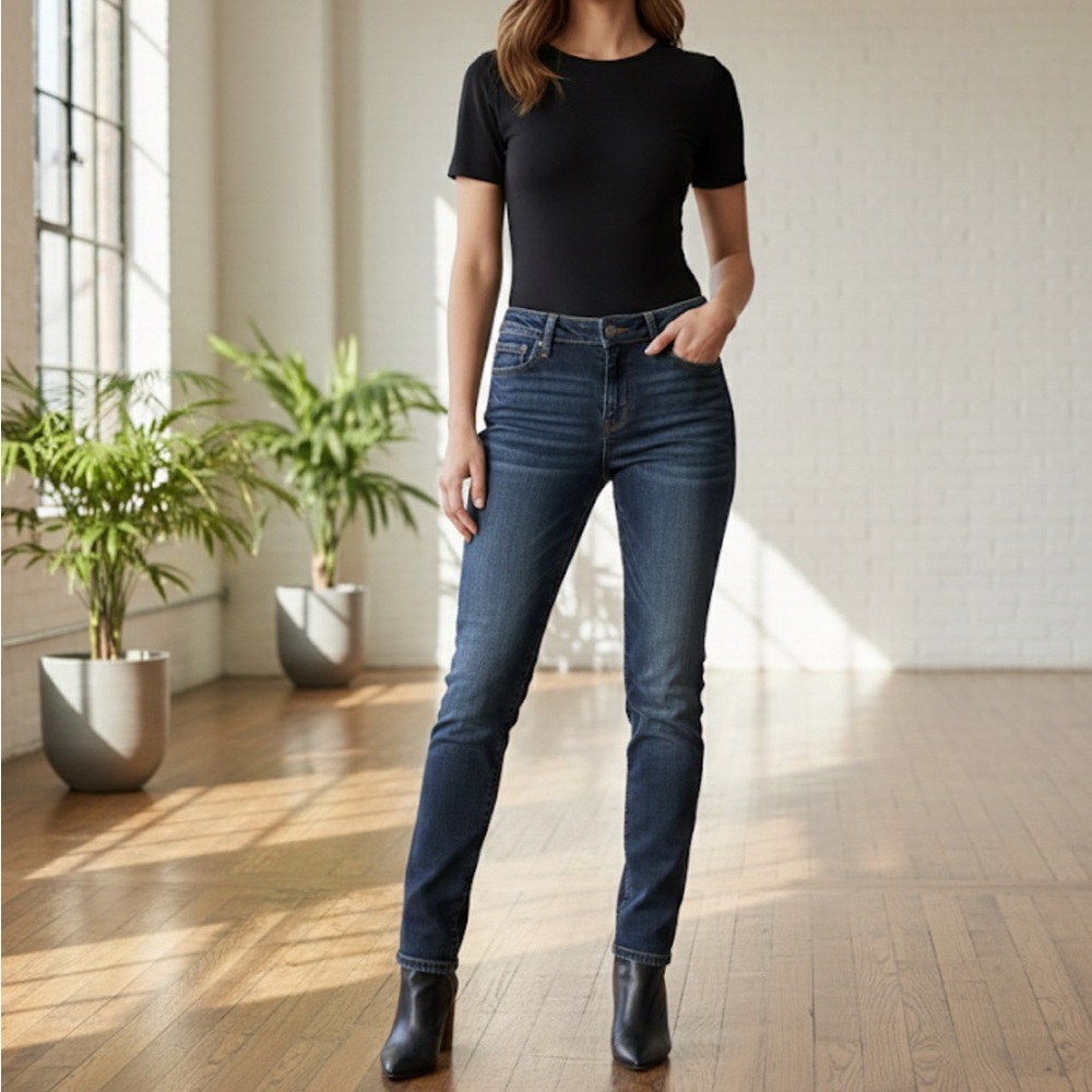 Mind Code Dark Blue Skinny Jeans